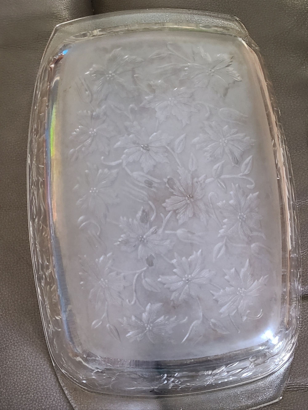 Vintage Princess House Exclusive Fantasia Glass Lasagna Baking 13.5x8.5x2 - Picture 4 of 8